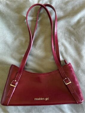 madden girl cherry red shoulder bag